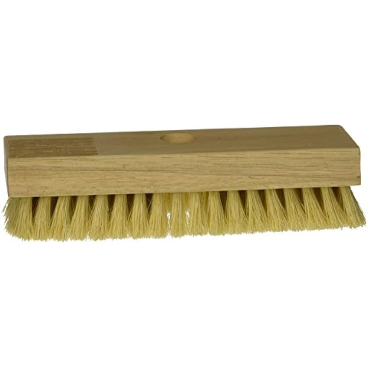 11643 Dqb Heavy Duty Acid Brush, Tampico Fiber Bristle Trim, Hardwood Handle, 8 x 1-116