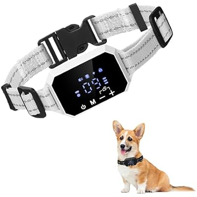GPS Wireless Dog Fence, Electric Pet Containment System for Stubborn Dogs, Safe Effective, Rechargeable Waterproof Shock Collar Receiver, ToneStatic Correction, Harmless for All Dogs,White
