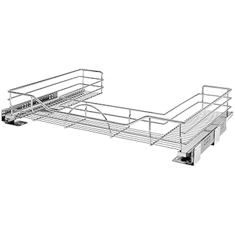 Rev-A-Shelf 33 Steel Undersink U-Shape Pullout Organizer wSoft-Close