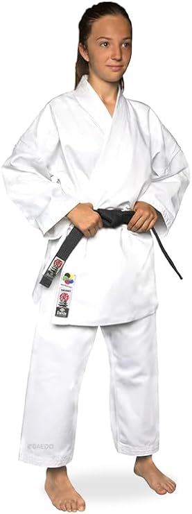 Karate Uniform Shodan WKF Approved Gi 80/20 Poly-Cotton Jacket & Pants Competition Karate Gi