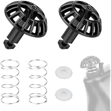 Coffee Replacement Brew Basket Spring Loaded Stopper Kits for Cuisinart Coffee Makers, Coffee Machine Accessory Compatible with Cuisinart DCC-1200, DCC-1200BCH, DCC-1200BW Brew Basket, 2 Pack
