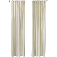 Thermalogic Seren Room Darkening Dual Header Curtain Panel 50 x 108 in Natural