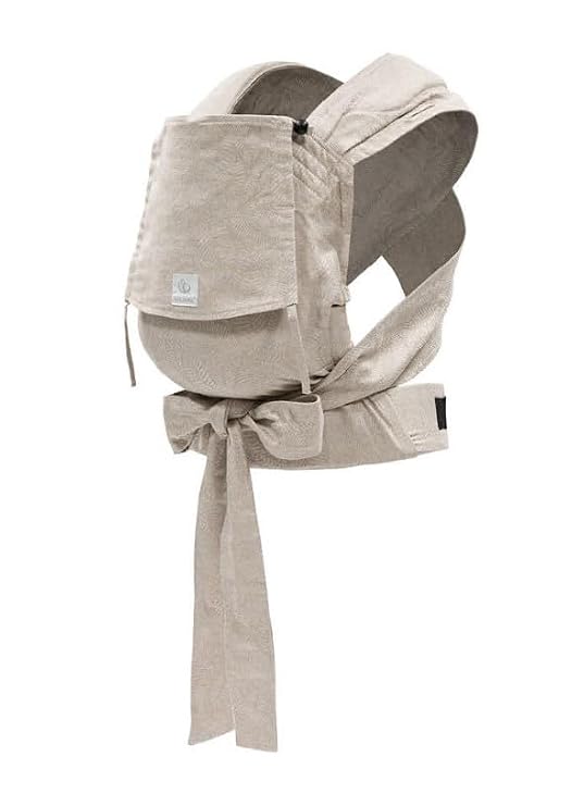 Stokke Limas Carrier, Floral Beige (OCS) - Newborn Half-Buckle Baby Carrier - Three Carrying Options - Safe from Birth & Up to 33 lbs