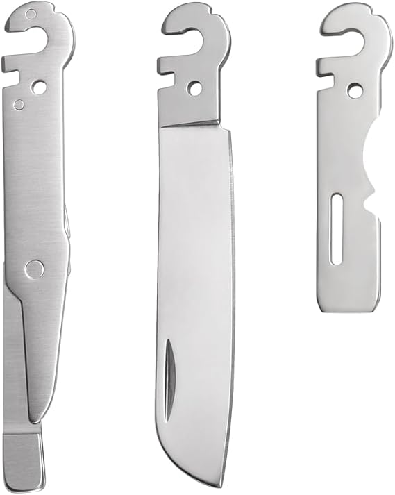 Roxon FT10 Build Your Own Multitool Accessory for Flex (3-Piece Set Including Carving Chisel + Wire Stripper & Sheep Foot Blade & Scissors) Interchangeable Tools