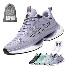 2026 New Women's Hands Free and Supportive Walking Shoes, Unisex Breathable Mesh Orthopedic Sneakers, Wide Toe Non-Slip