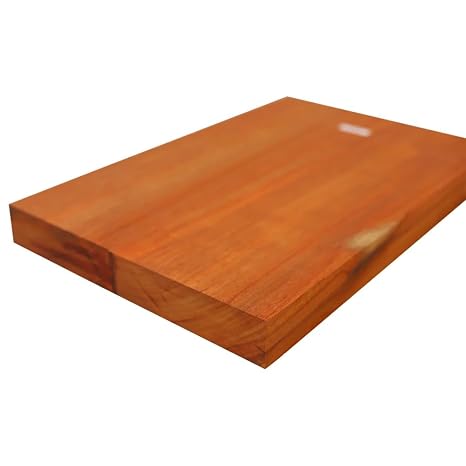 Exotic Wood Zone | African Padauk Electric/Bass Musical Guitar Luthier Tonewood Body Blanks | 21" x 15" x 2" - Unglued Unplaned (2 Pcs)