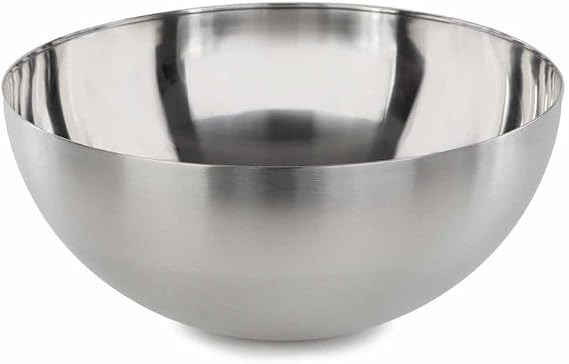 IKEA Salata Kasesi "Blanda Blank" Servis Kasesi 28 cm Çap PASLANMAZ ÇELİKTEN Gümüş