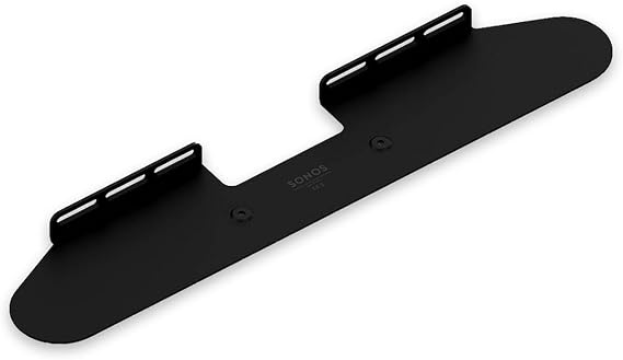 Sonos Wall Mount for All-New Beam Sound Bar - Easy to Install Speaker Wallmount Kit (Black) (BM1WMWW1BLK)