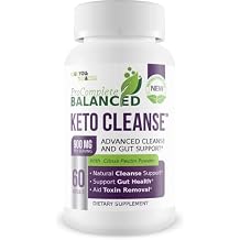Keto Cleanse - Pro Complete Balanced Cleanse & Gut Support - Aid Toxin Removal & Nutrient Absorption - Help Cleanse The Body & Digestive Tract - All Natural Formula - Promote Healthy Gut & Digestion