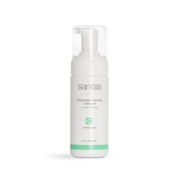 Sanitas Enzymatic Foaming Cleanser, Pore Refining Cleanser, 5 Oz | Pore Refining Cleanser, Fruit Enzymes