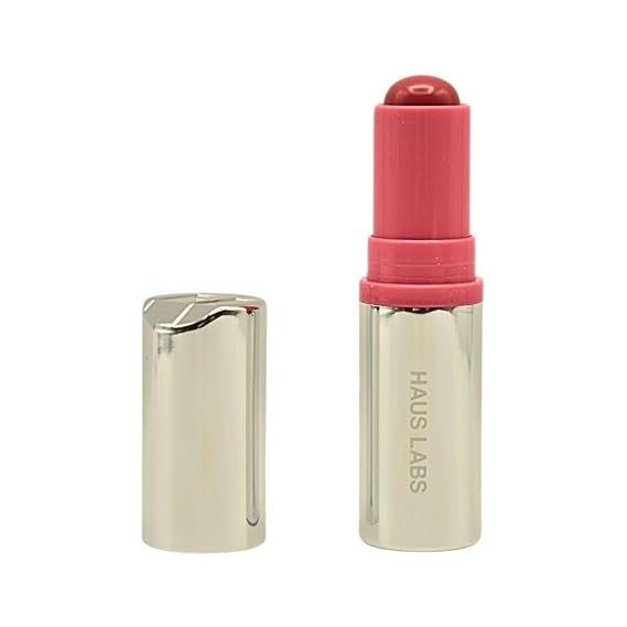 Haus Labs Color Fuse Longwear Hydrating Glassy Lip + Cheek Blush Balm Stick - Glassy Rosette