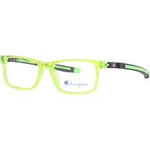 Champion Grab C04 Eyeglasses Frame Youth Boy's Transparent Neon Green 46mm