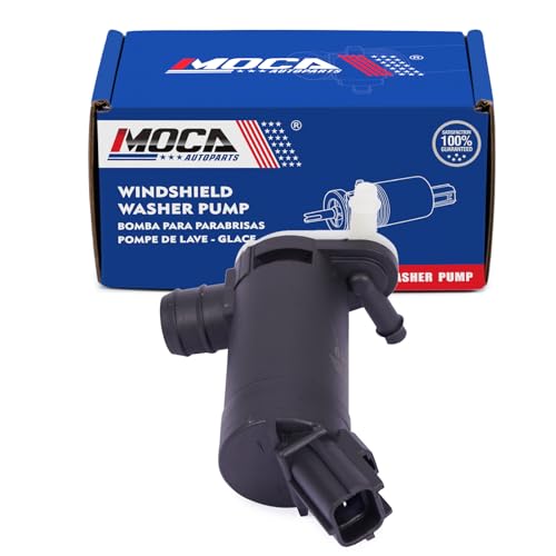 MOCA Windshield Washer Pump Compatible with 98-17 for Ford Expedition 3.5L, 03-05 for Lincoln Aviator, 98-10 for Mercury Mountaineer 4.0L 4.6L