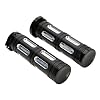 Karun Heavy Duty CNC Billet 1" Handlebar Grip Sportster Dynasoftail Touring Black