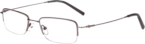 XPL ITECH Gunmetal CIRCUIT Memory Metal & Titanium Eyeglasses, 52/20/140
