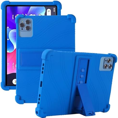 Case Cover for BYYBUO Smartpad A10 L/A10/T10/T10 Pro/BYYBUO T30/Oangcc A6 Pro/GOODTEL G10 Tablet, Silicone Case with Kickstand (Blue)