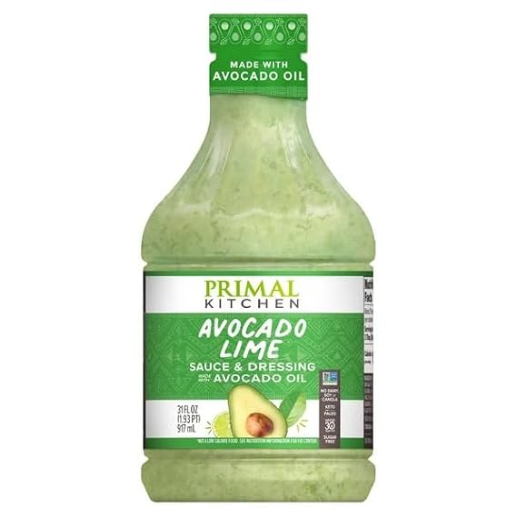 Primal Kitchen Avocado Lime Dressing, 31 Ounce