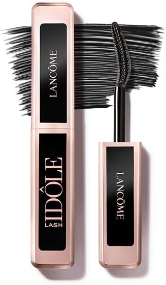 Lancôme Lash Idôle Lash-Lifting & Volumising Mascara, Black Mascara for Instant Volume, Length & Lift, Smudge Proof & Up To 24H Wear, Black 01, Travel or Full Size