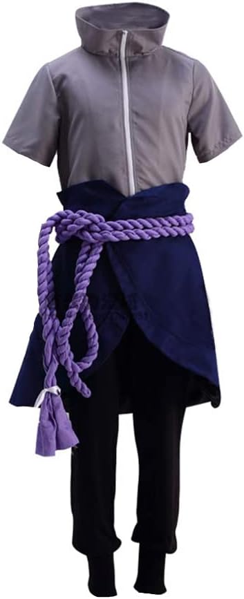 Zhongkaihua Anime Sasuke Uchiha Cosplay Costume Japanese Anime Uniform Outfit for Halloween Party