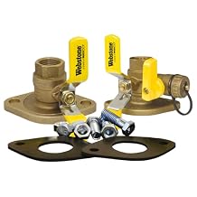Webstone 41415KIT 1-1/4" Threaded Isolator Circulator Pump Install Kit with Rotating Flange
