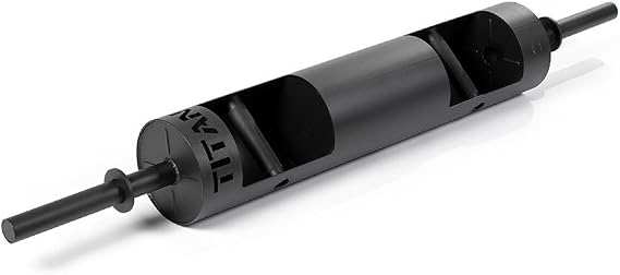 Titan Fitness Rackable Strongman Log Bar, Powerlifting Log Press Competition, 1000 LB Capacity, Strength Training Specialty Barbell, Home Gym Weightlifting Equipment