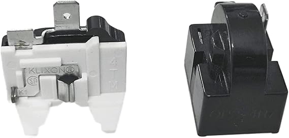 QP-02-4.7 1-Pin PTC Refrigerator Start Relay and Overload Protector Set for 1/2HP Cooler Compressor Starters