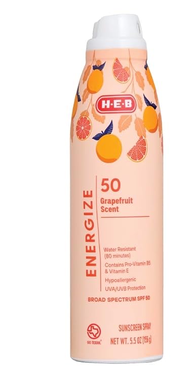 HEB Sunscreen Spray SPF 50 5.5oz - 1 bottle (Energize)
