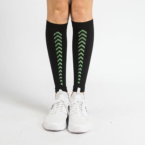 Calf Support Leg Compression Socks for Shin Splint and Calf Pain Relief,1 Pair Calf Compression Sleeves for Men Women,Leg Brace for Arthritis,Sports,Running,Fitness Black