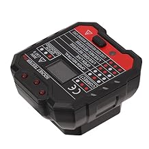 Socket Tester Outlet Socket Checker Phase Electroscope Socket Checker Receptacle Socket Analyzer Outlet Receptacle Socket Socket Inspector Socket Scanner Voltage Testers (HT106B