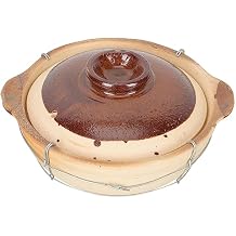 SHERCHPRY Clay Pot With Lid, Casserole Cooking Pot Japanese Hot Pot Claypot Rice Pot Casserole Dish For Soup Dinner