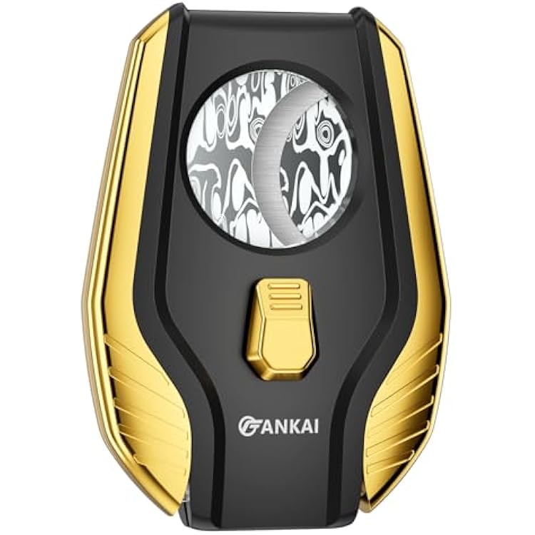 Cigar Cutter, Precision Double Guillotine Cigar Snipper, Stainless Steel Blades, with Secure-Lock, up to 62 Ring Gauge Cigar Clipper