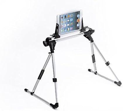 AFUNTA Tablet Stand, Adjustable Portable Foldable Phone Holder for Floor Desk Sofa Bed, Compatible iPad 2 3 4 5 Samsung Iphone6-16 Plus, Car, Bedroom, Kitchen, Office