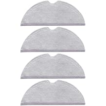 Chuancheng 4 Pack Upgraded Version Mop Cloths Rags for XiaoMi Roborock Q7 Max, Q7 Max +, Q7 Plus, T8, S5 Max S6 Pure S6 MaxV S5 Xiaowa E25 E35 Vacuum Cleaner Parts