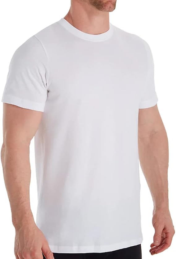 Jockey Crew Neck T-Shirt 6-Pack White LG