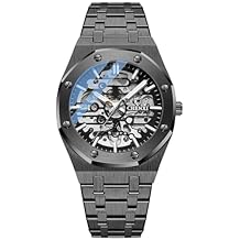 Fashion Top Brand Chenxi Automatic Mens Watches Mechanical Tourbillon Wrist Watch Waterproof Business Stainless Steel Sport