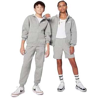 Nike Big Kids' Club Fleece Full-Zip Hoodie - Boys and Girls Sweatshirt