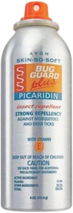 AVON Skin So Soft Bug Guard Plus Picaridin Aerosol Spray - DEET Free - 4 oz
