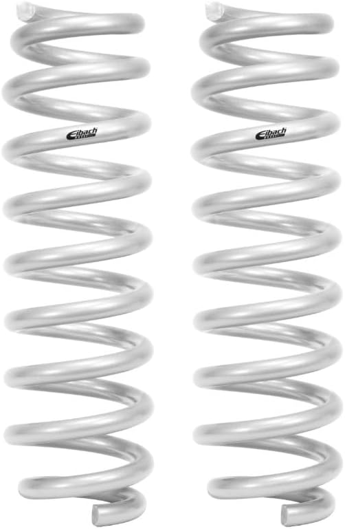 Eibach Coil Spring, Pro-Lift-Kit, Front, 2.5 in Lift, Steel, Silver Powder Coat, compatible with Ford Raptor 2017-18, Pair