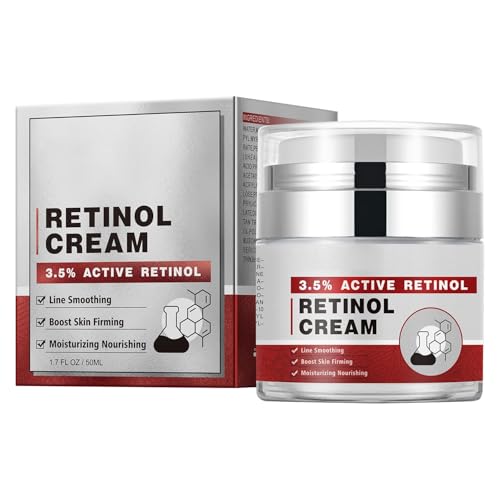 Retinol Anti Aging Face Moisturizer Creams for Face, Collagen Cream With Hyaluronic Acid, Face Lift Cream for Skin Tightening and Firming, Wrinkle Smoother for Women & Men