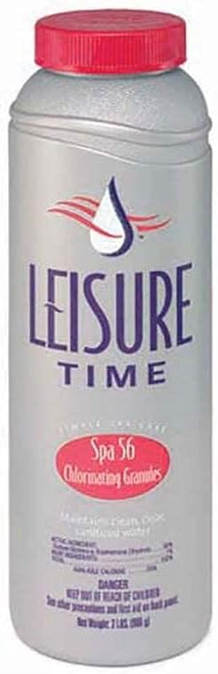 Leisure Time 22337A Spa 56 Chlorinating Granules Bottle for Spas and Hot Tubs