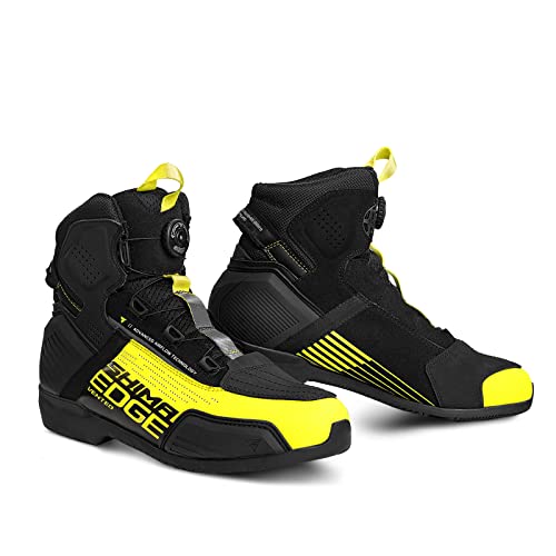 SHIMA Edge Motorcycle Riding Shoes Men Women Ventilated Waterproof Leather Boots Summer Suede ATOP Street Sport Stealth