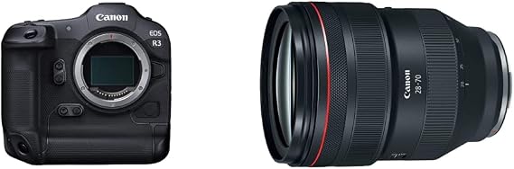 Canon EOS R3 Body with RF 28-70mm f/2L USM Lens, Black - 2965C002