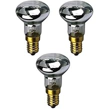 Set of 3 R39 E17 Replacement Light Bulb Motion Lamp 30 Watt Reflector Type