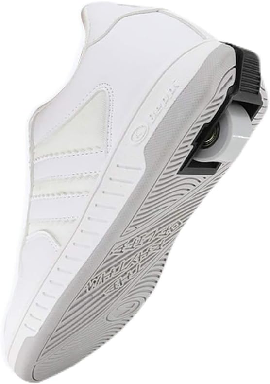 Beppi Roller Sneakers for Girls & Boys Skate Shoes with Wheels White, Size 12.5