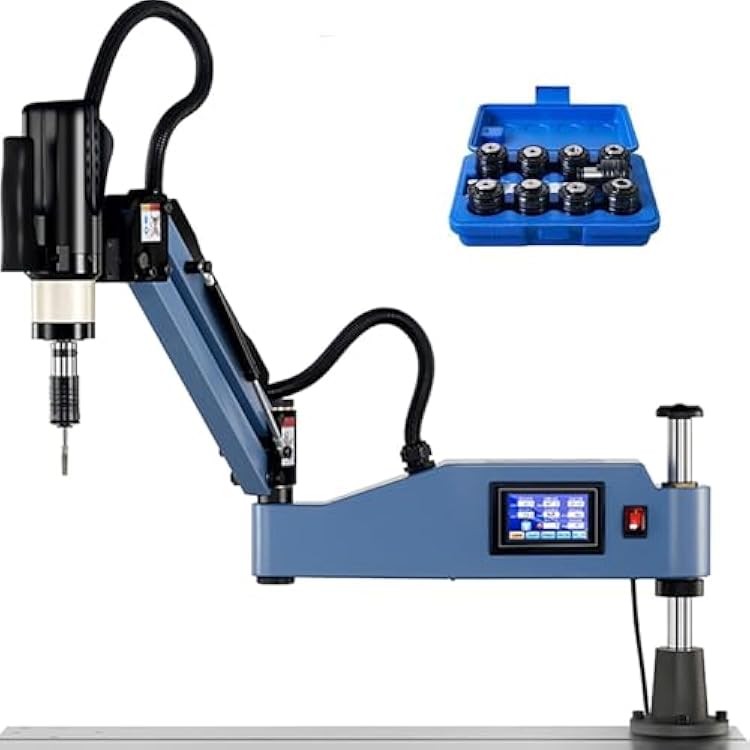 Tapper Tapping Arm,360 Multi-Directions Pneumatic Air Tapper Universal,Flexible Arm Drilling Threading Machine,Drilling Tapping Machine