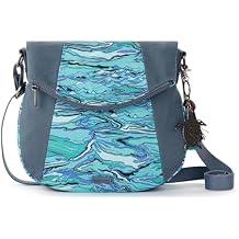 Sakroots Foldover Crossbody Purse - Women's Handbag For Everyday & Travel - Cross Body With Adjustable Shoulder Strap