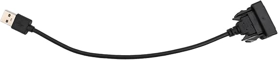 USB Port for Toyota for DASH Compatible with For Hilux, For Prado, For Landcruiser Models Featuring 200mm Cable Length and Stable Clip In Fitment