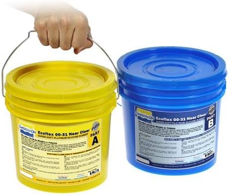 Smooth-On Ecoflex 00-31 Near Clear - Super-Soft, Exceptionally Clear Silicone Rubber - Gallon Unit