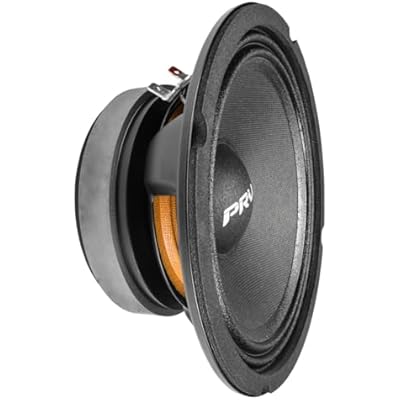 PRV AUDIO 6.5 Inch Midbass Speaker 6MB200 v2 8 Ohm - 200 Watts 93.5 dB 1.5 Voice Coil - 6 Inch Speaker for Car Audio with Outstanding Vocals and Punch for Small Custom Enclosures - Pro Audio Single