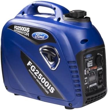 Ford 2300 Watt Gas Inverter Generator, Small Portable & Quiet, Home Use, Camping, Outdoor, CARB Compliant, Parallel Capability, Built Ford Tough, Generadores De Gasolina Silencioso, FG2300IS